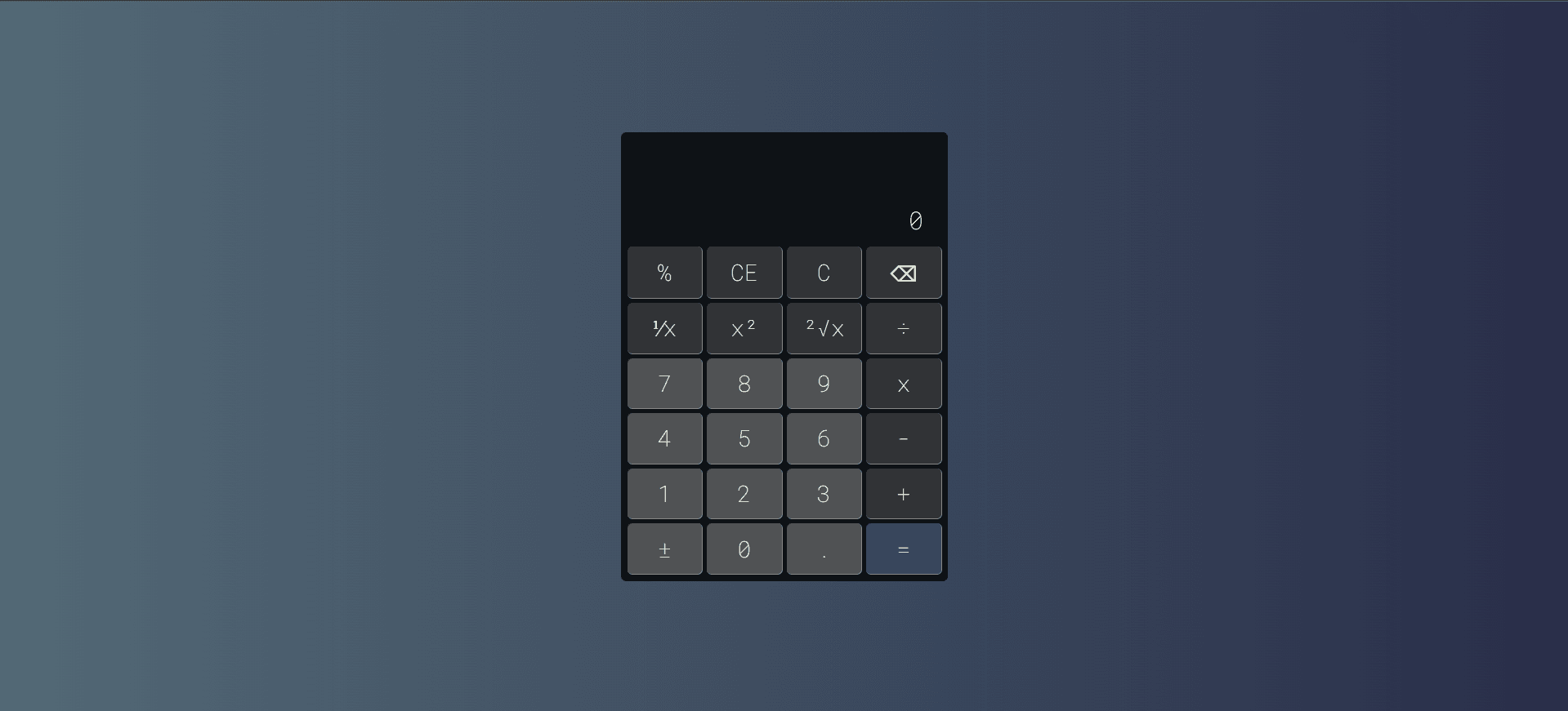  Calculadora REACT