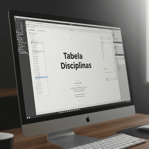  Table Disciplinas